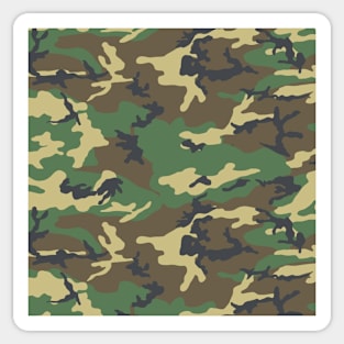 USA Army Camouflage Woodland Sticker